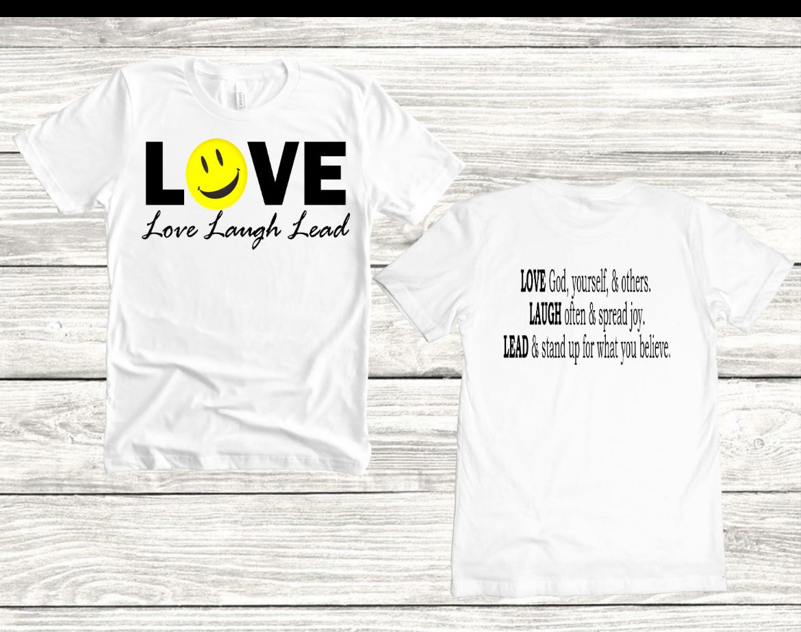 NEW style alert 😄 -SMILE w/ (writing on the back)