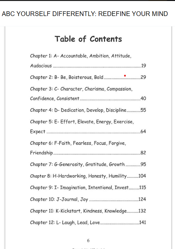 ABC Yourself Differently: Redefine Your Mind