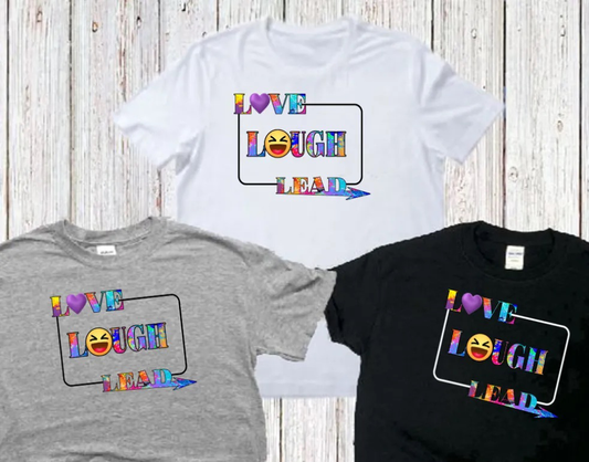 “Laugh in color”-Multicolored Tee